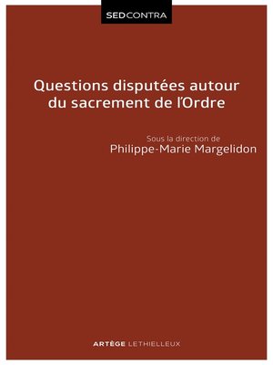 cover image of Questions disputées autour du sacrement de l'Ordre